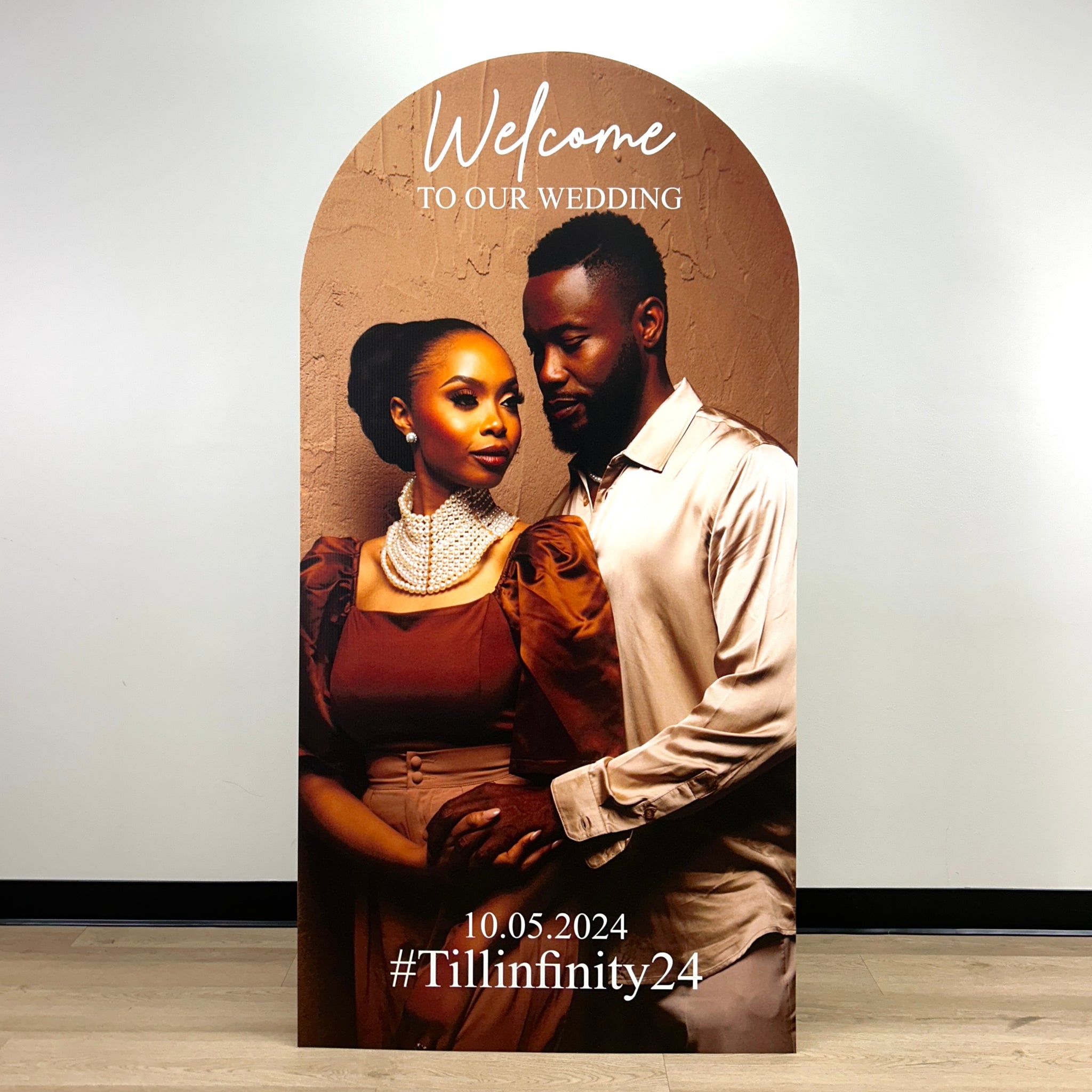 Custom Photo Backdrop - Wedding Welcome Sign - Photo Welcome Sign - We ...