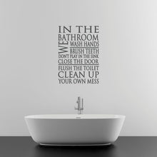 Load image into Gallery viewer, In the Bathroom Wall Decal