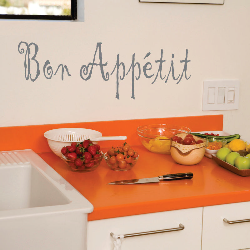 Bon Appetit Kitchen Wall Decal