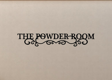 The Powder Room Wall Decal