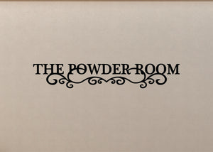 The Powder Room Wall Decal