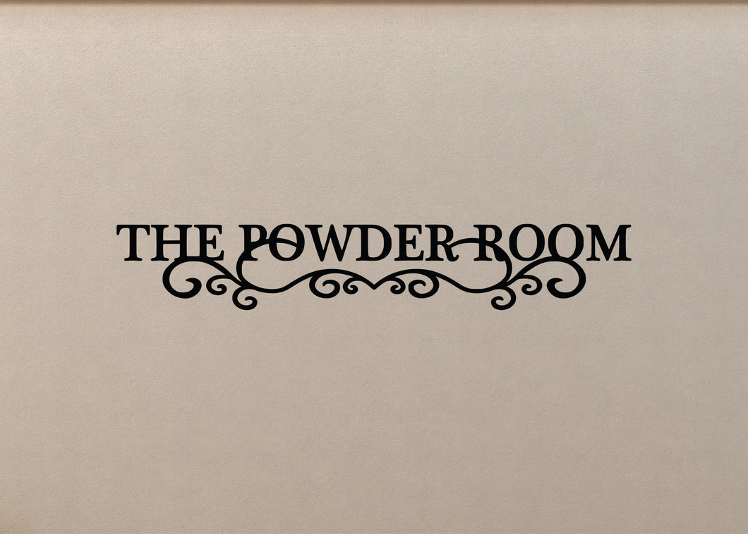 The Powder Room Wall Decal