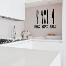 Load image into Gallery viewer, Whip It Chop It Kitchen Wall Decal