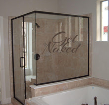 Load image into Gallery viewer, Get Naked Bathroom Wall Decal