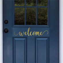 Load image into Gallery viewer, Welcome Front Door Decal - Front Door Sticker