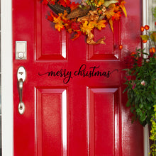 Load image into Gallery viewer, Merry Christmas Front Door Decal - Front Door Sticker