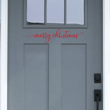 Load image into Gallery viewer, Merry Christmas Front Door Decal - Front Door Sticker