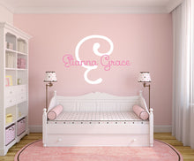 Load image into Gallery viewer, Nursery Wall Decal Name Sticker Name Wall Decal Custom Name Decal