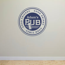 Load image into Gallery viewer, Custom Name Bar Sticker Pub Name Wall Decal Personalized