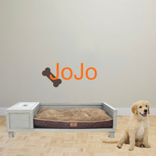 Load image into Gallery viewer, Personalized Name Dog Bone Wall Decal