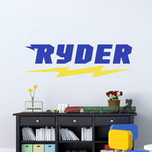 Load image into Gallery viewer, Personalized Name Superhero Wall Decal