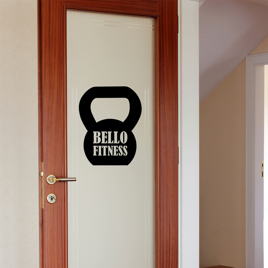 Personalized Fitness Gym Wall Decal