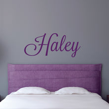 Load image into Gallery viewer, Nursery Wall Decal Name Sticker Name Wall Decal Custom Name Decal