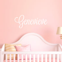 Load image into Gallery viewer, Nursery Wall Decal Name Sticker Name Wall Decal Custom Name Decal
