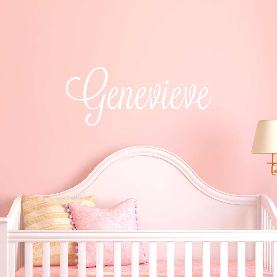 Nursery Wall Decal Name Sticker Name Wall Decal Custom Name Decal