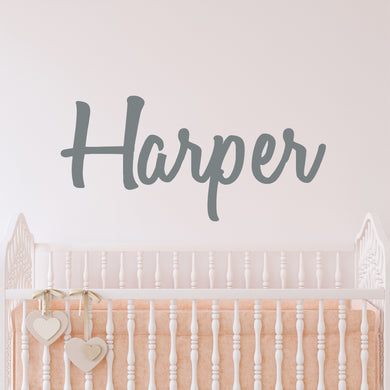 Nursery Wall Decal Name Sticker Name Wall Decal Custom Name Decal