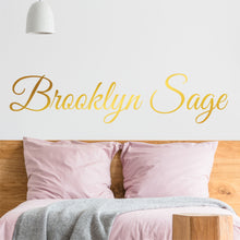 Load image into Gallery viewer, Nursery Wall Decal Name Sticker Name Wall Decal Custom Name Decal