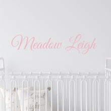Load image into Gallery viewer, Nursery Wall Decal Name Sticker Name Wall Decal Custom Name Decal