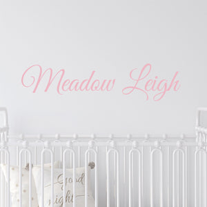 Nursery Wall Decal Name Sticker Name Wall Decal Custom Name Decal