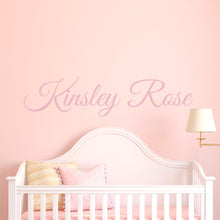 Load image into Gallery viewer, Nursery Wall Decal Name Sticker Name Wall Decal Custom Name Decal
