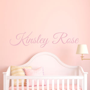 Nursery Wall Decal Name Sticker Name Wall Decal Custom Name Decal