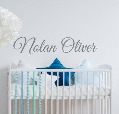 Nursery Wall Decal Name Sticker Name Wall Decal Custom Name Decal