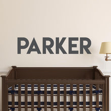 Load image into Gallery viewer, Nursery Wall Decal Name Sticker Name Wall Decal Custom Name Decal