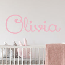 Load image into Gallery viewer, Nursery Wall Decal Name Sticker Name Wall Decal Custom Name Decal