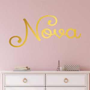 Nursery Wall Decal Name Sticker Name Wall Decal Custom Name Decal