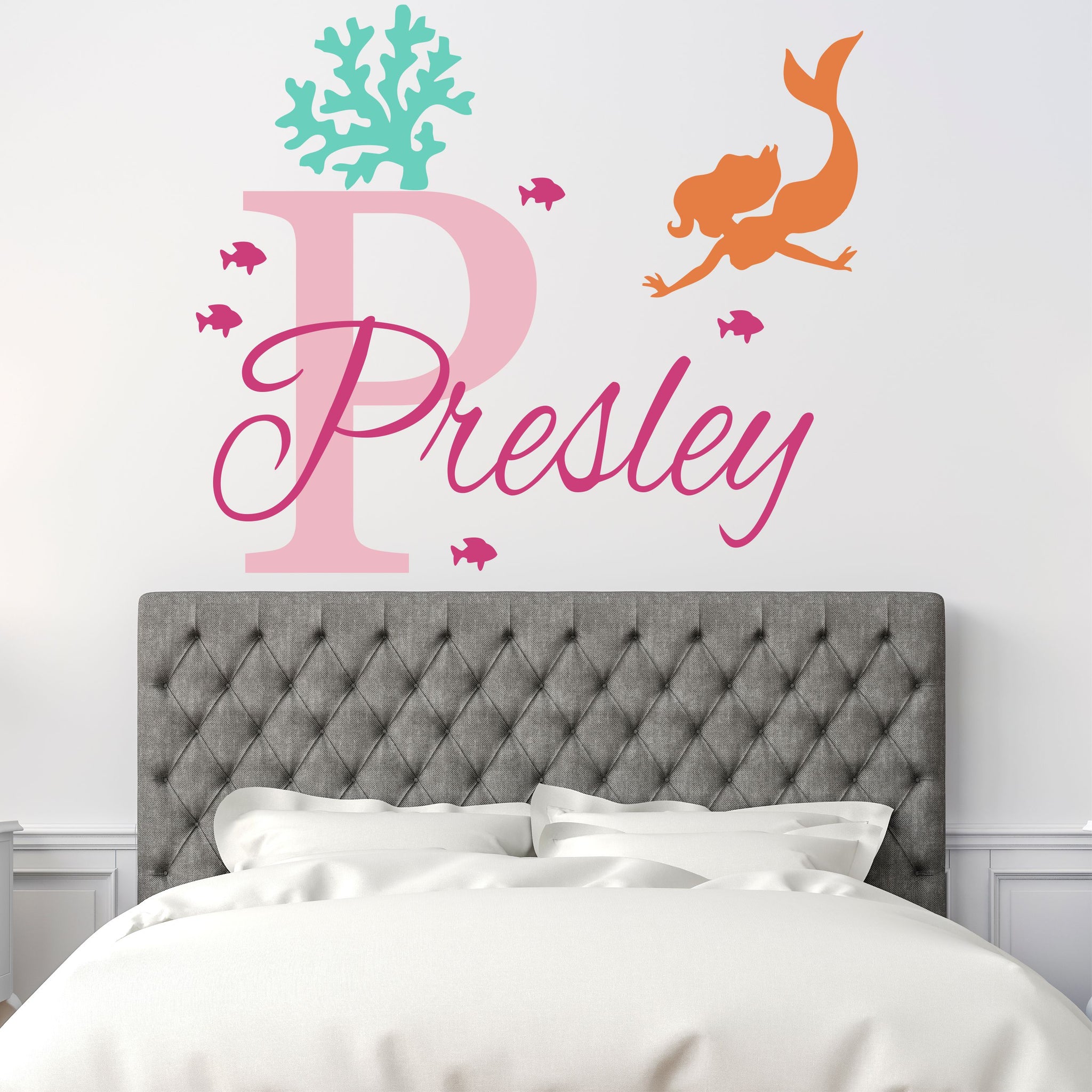 Mermaid wall decal discount