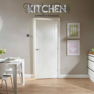 Personalized Name Happiness is Homemade Kitchen Wall Decal
