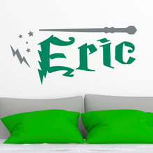 Load image into Gallery viewer, Personalized Name Wizard Wall Decal