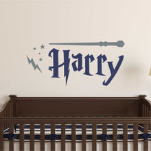 Load image into Gallery viewer, Personalized Name Wizard Wall Decal