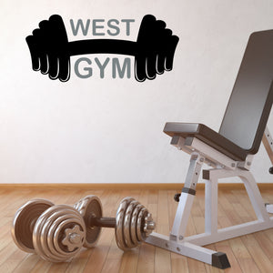 Personalized Gym Wall Decal