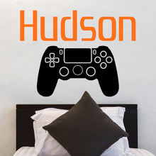 Load image into Gallery viewer, Personalized Name Gaming Controller Wall Decal