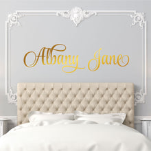 Load image into Gallery viewer, Nursery Wall Decal Name Sticker Name Wall Decal Custom Name Decal