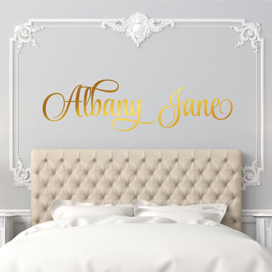 Nursery Wall Decal Name Sticker Name Wall Decal Custom Name Decal