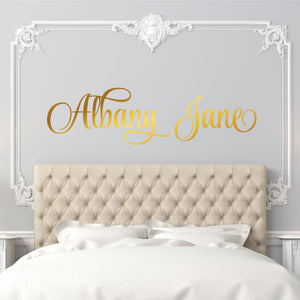 Nursery Wall Decal Name Sticker Name Wall Decal Custom Name Decal