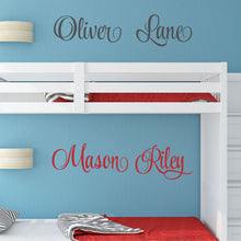 Load image into Gallery viewer, Nursery Wall Decal Name Sticker Name Wall Decal Custom Name Decal