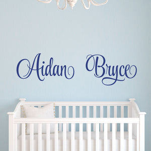 Nursery Wall Decal Name Sticker Name Wall Decal Custom Name Decal