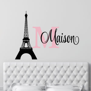 Paris Sticker Name Sticker Paris Name Wall Decal
