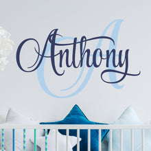 Load image into Gallery viewer, Nursery Wall Decal Name Sticker Name Wall Decal Custom Name Decal