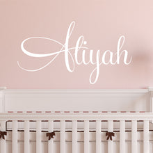 Load image into Gallery viewer, Nursery Wall Decal Name Sticker Name Wall Decal Custom Name Decal