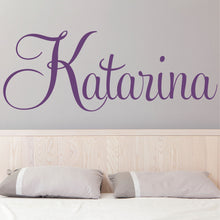 Load image into Gallery viewer, Nursery Wall Decal Name Sticker Name Wall Decal Custom Name Decal