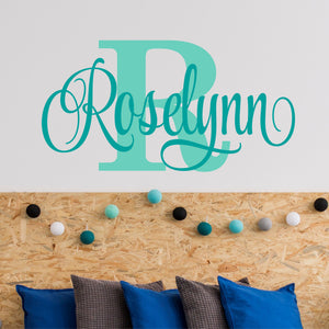 Nursery Wall Decal Name Sticker Name Wall Decal Custom Name Decal