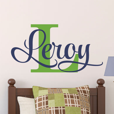 Nursery Wall Decal Name Sticker Name Wall Decal Custom Name Decal