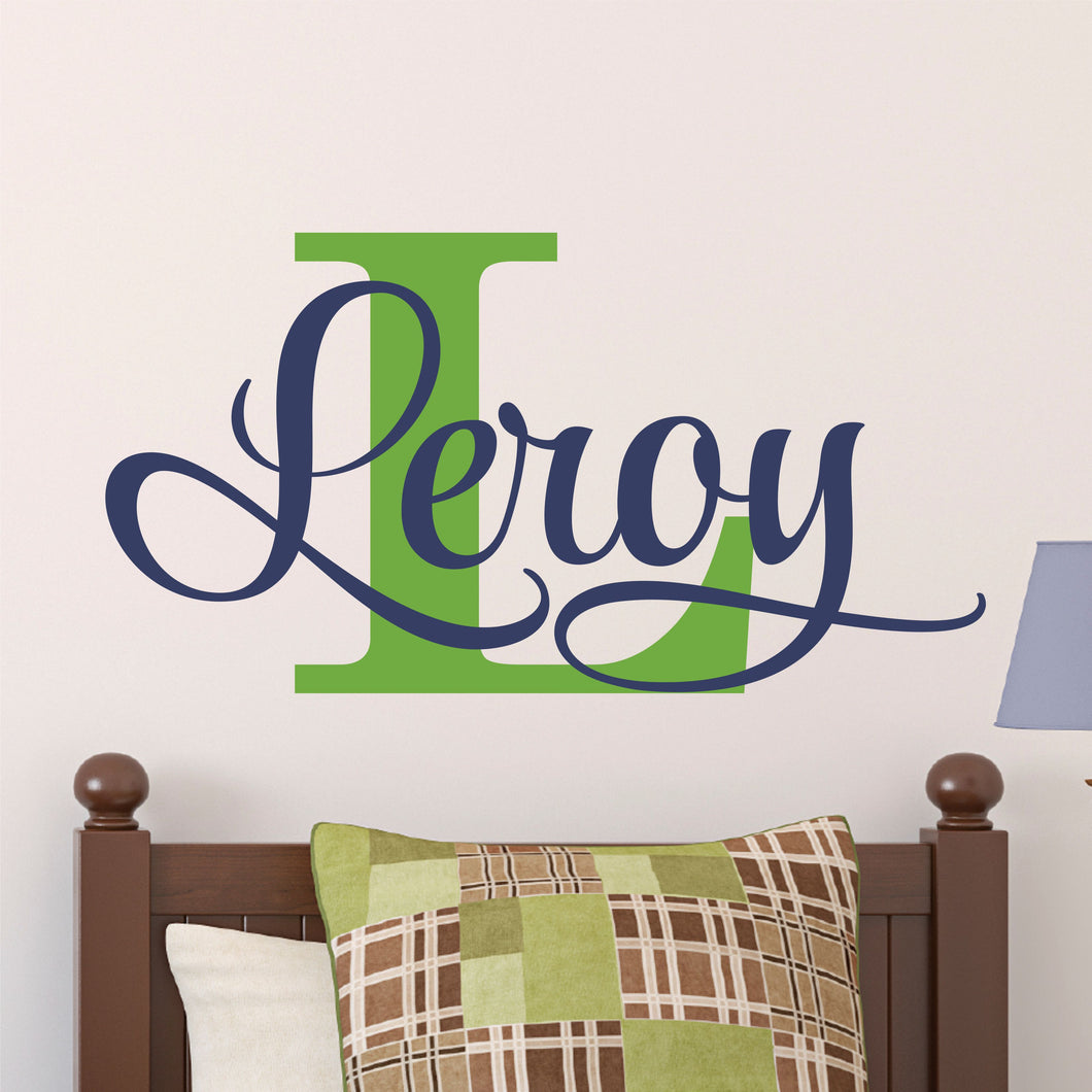 Nursery Wall Decal Name Sticker Name Wall Decal Custom Name Decal