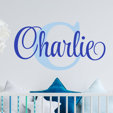 Nursery Wall Decal Name Sticker Name Wall Decal Custom Name Decal