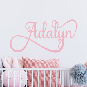 Nursery Wall Decal Name Sticker Name Wall Decal Custom Name Decal