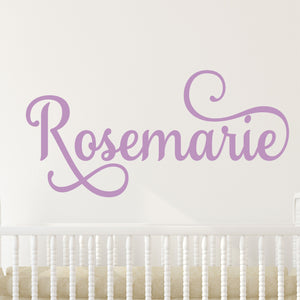 Nursery Wall Decal Name Sticker Name Wall Decal Custom Name Decal